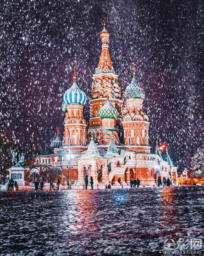 冬季的莫斯科 莫斯科冬天日出日落时间图1