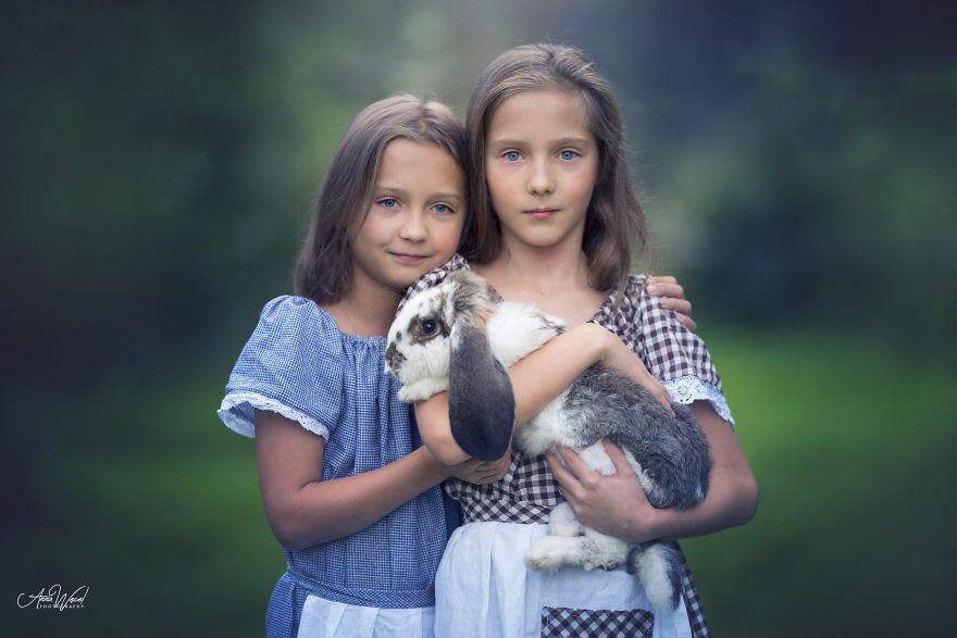 儿童摄影小清新 儿童摄影模板素材