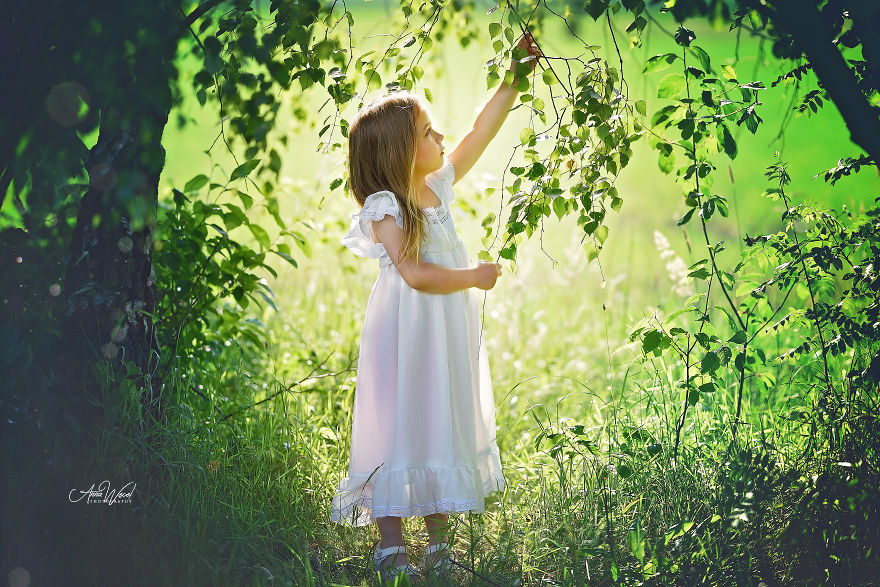 儿童摄影小清新 儿童摄影模板素材