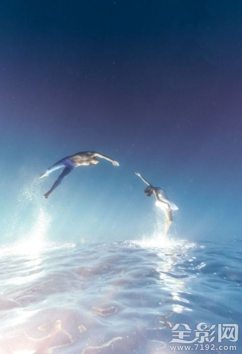 海底舞蹈镜面 海底的舞蹈动作