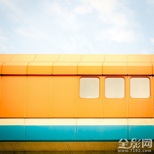 色彩构成建筑配色 色彩构成城市印象手绘