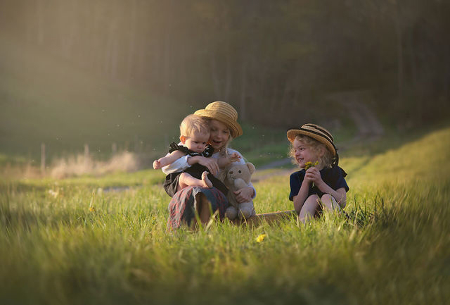 妈妈给孩子拍的创意摄影 为孩子们拍照记录美好的图2