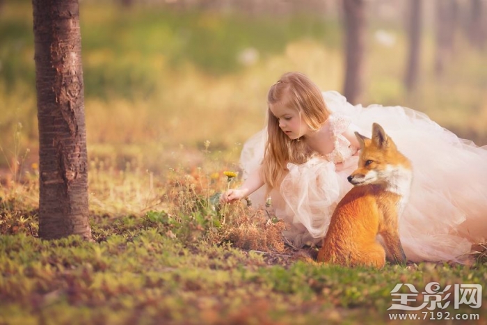 与动物相伴 动物与儿童唯美相遇