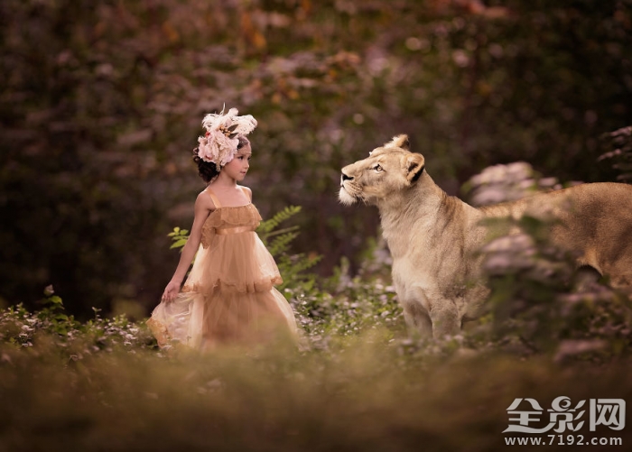 与动物相伴 动物与儿童唯美相遇
