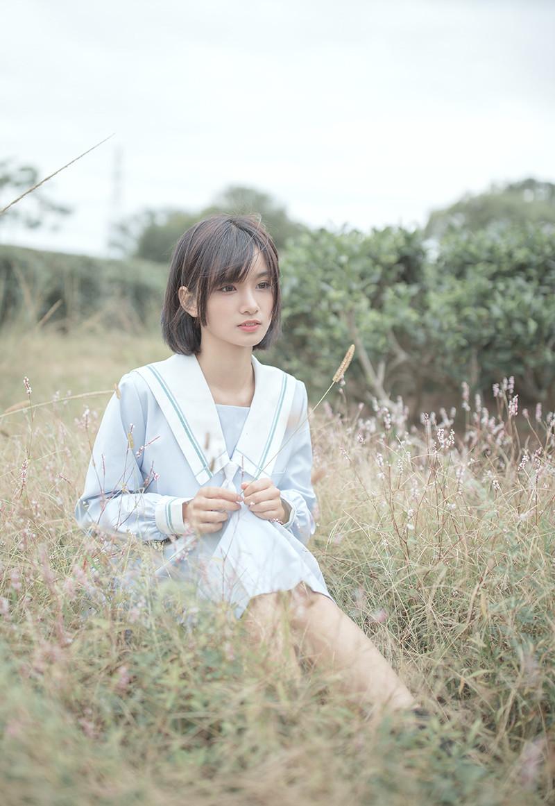 水手服女孩头像 水手服少女头像真人