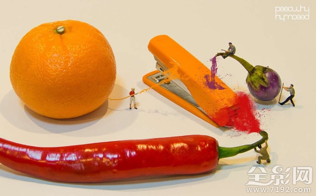 泰国摄影师创作现实版小人国的作品 泰国小人叫什么图1