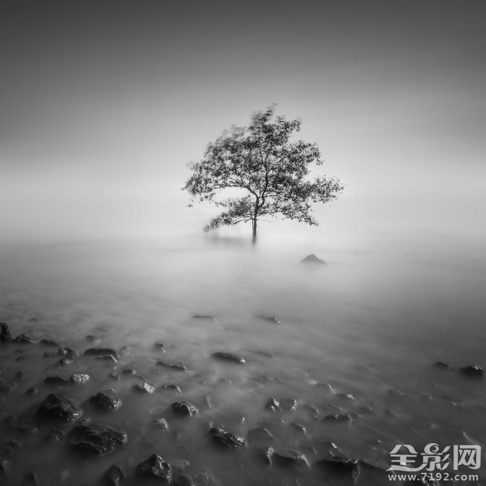 极简黑白风格的风光作品图片 极简黑白设计