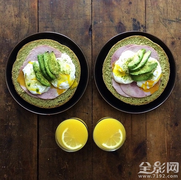 对称早餐 instagram 对称拍摄的作用图2