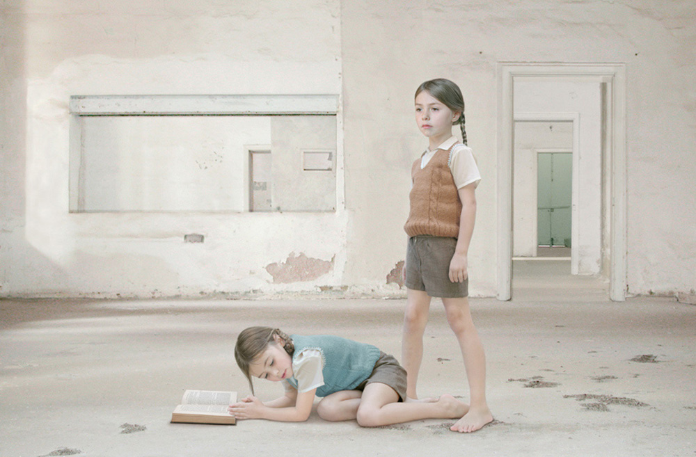 复古肖像画 复古儿童摄影图片