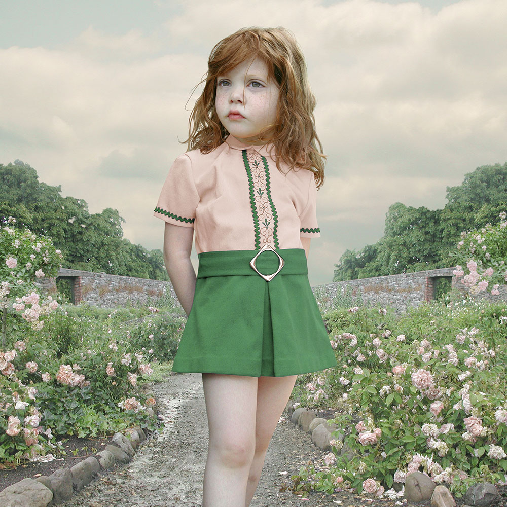 复古肖像画 复古儿童摄影图片