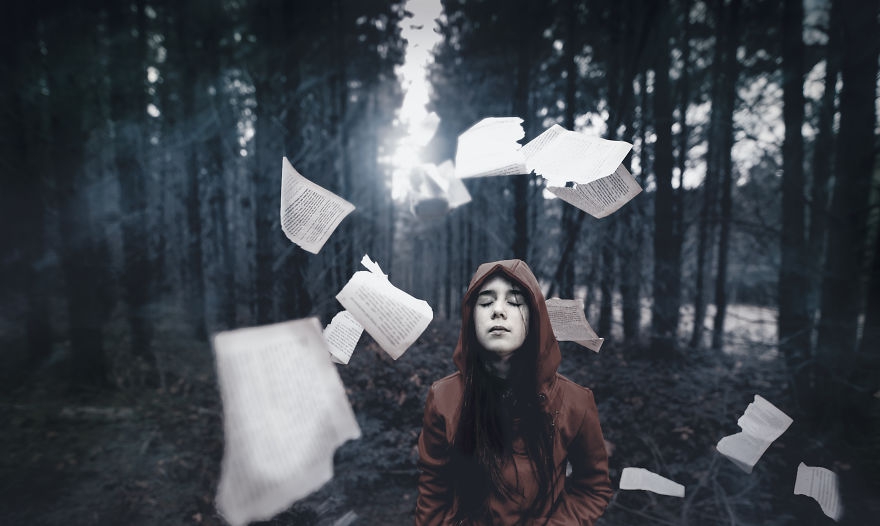 人像摄影作品的美感 摄影人像和风景图2