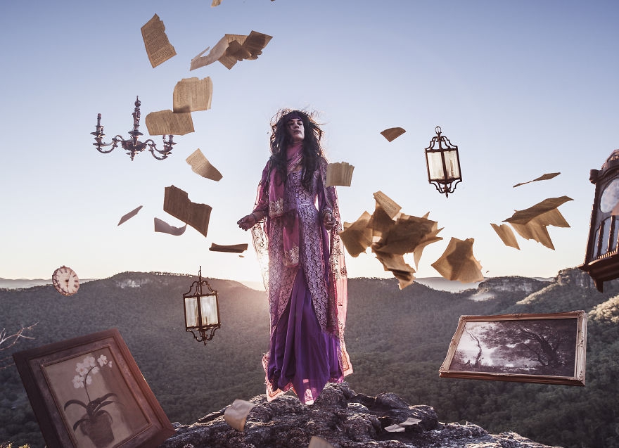 人像摄影作品的美感 摄影人像和风景