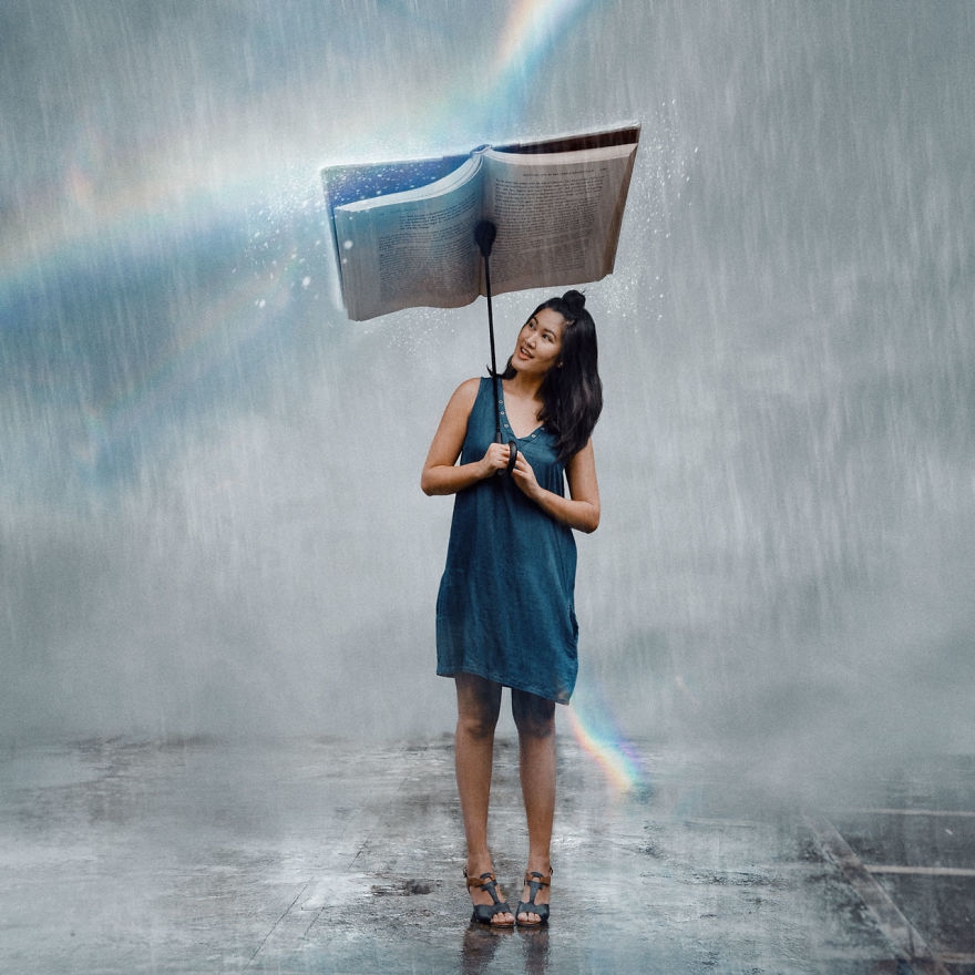 以书为载体的创意画 以书为主题的创意设计