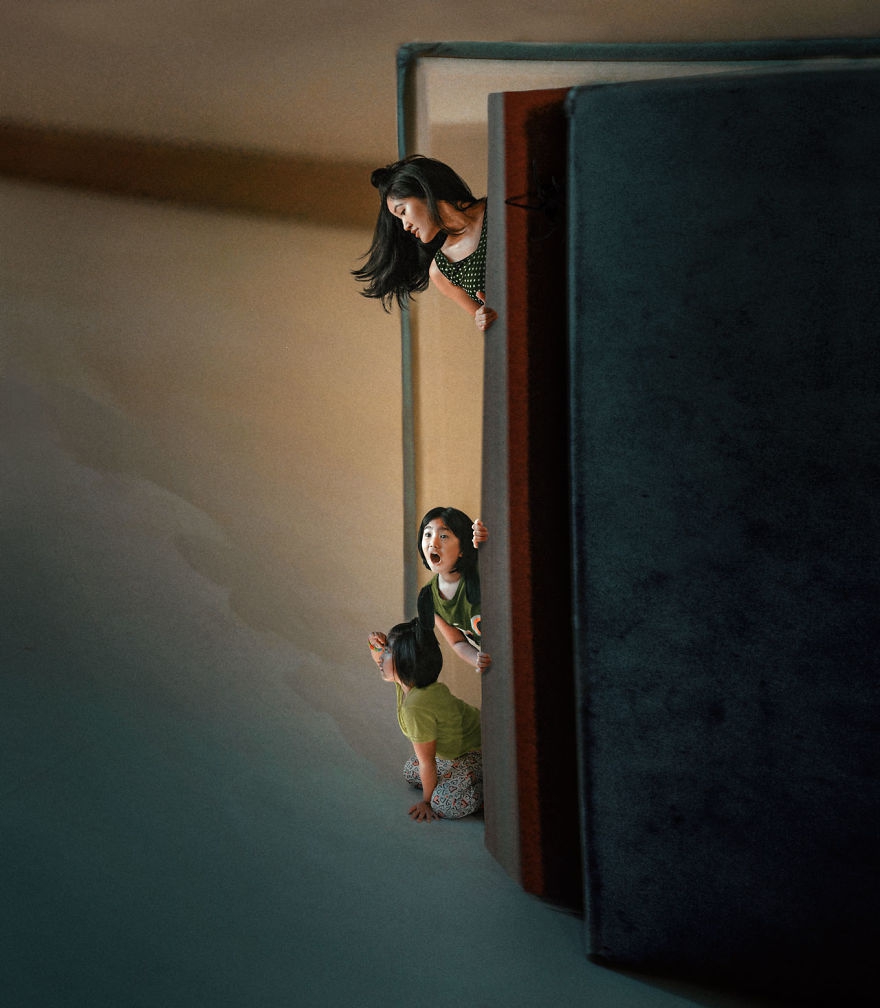 以书为载体的创意画 以书为主题的创意设计