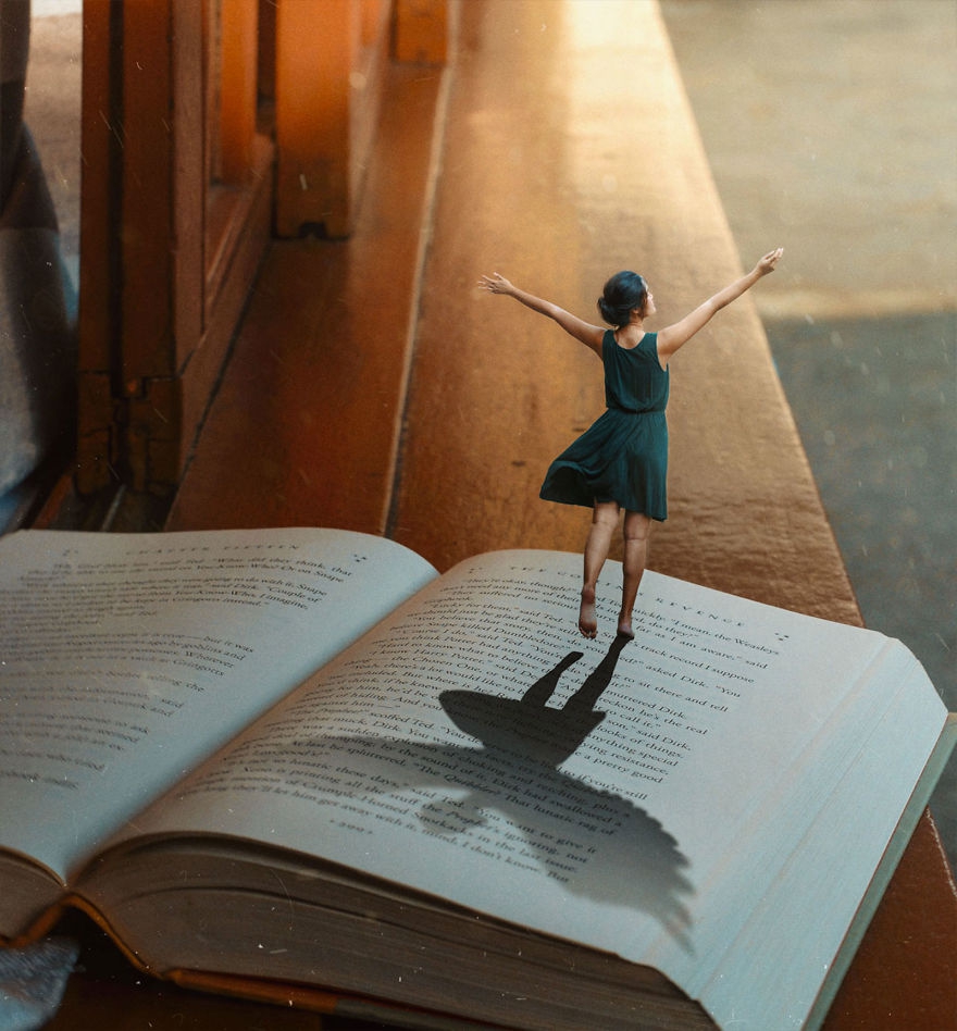 以书为载体的创意画 以书为主题的创意设计