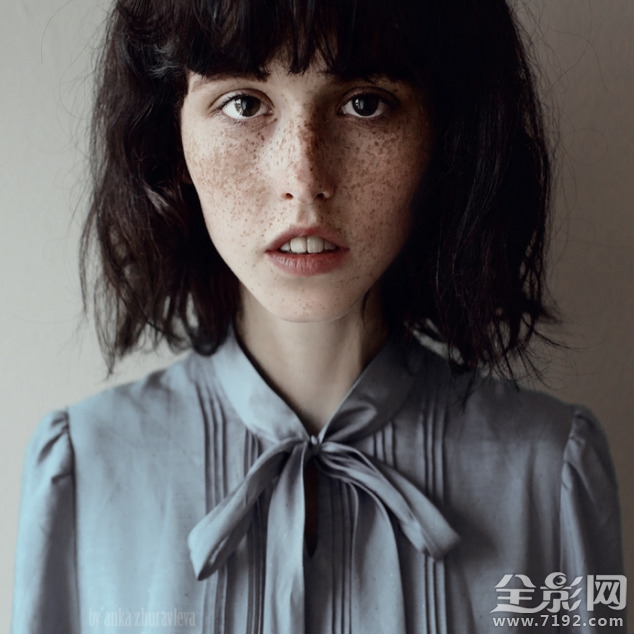 雀斑拍照 小雀斑模特图3