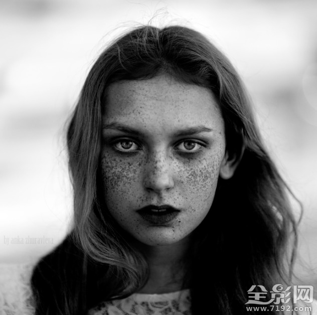 雀斑拍照 小雀斑模特图2