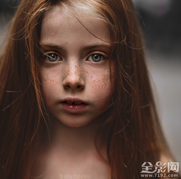 雀斑拍照 小雀斑模特