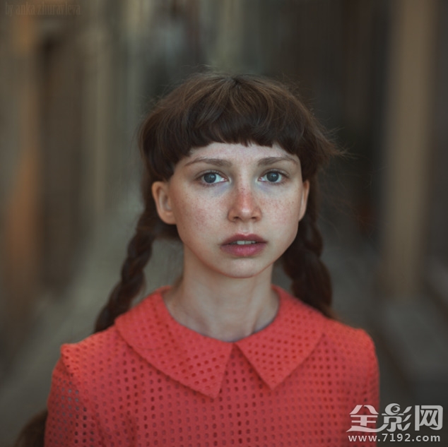 雀斑拍照 小雀斑模特