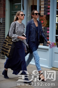 2017春夏伦敦时装周街拍精选图片 伦敦时装周2018图2