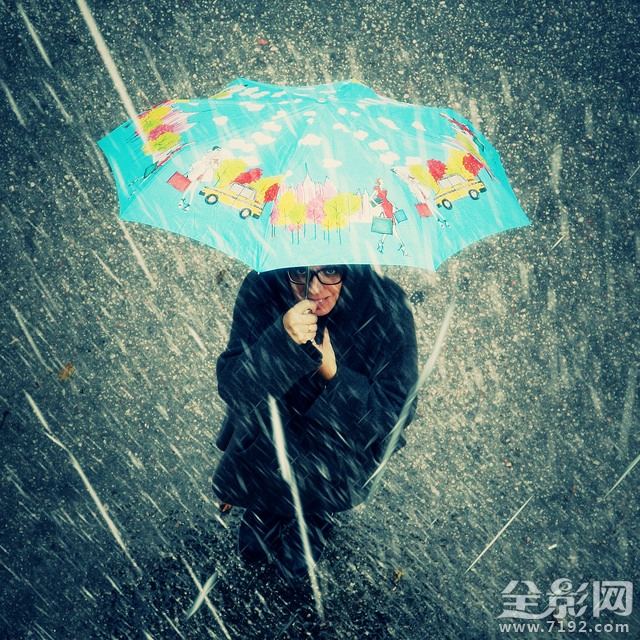 一把伞成就一幅优秀作品图片 一把 伞