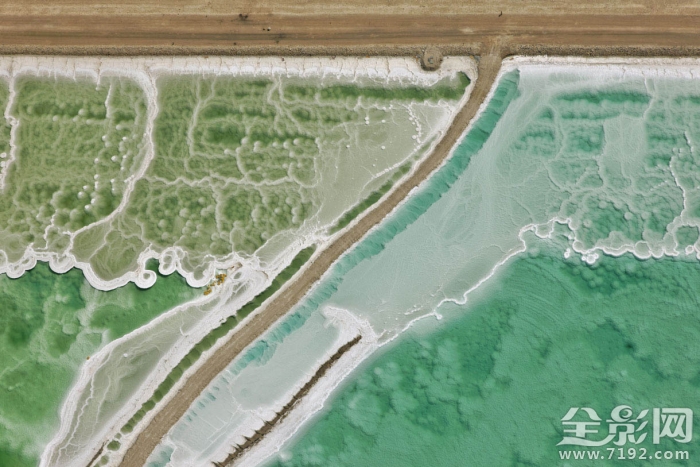 神秘死海风景摄影作品 神秘的死海图2