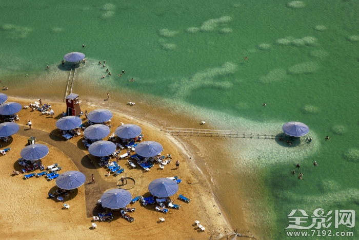 神秘死海风景摄影作品 神秘的死海