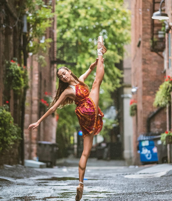 街头芭蕾舞者 芭蕾舞演员跳街舞